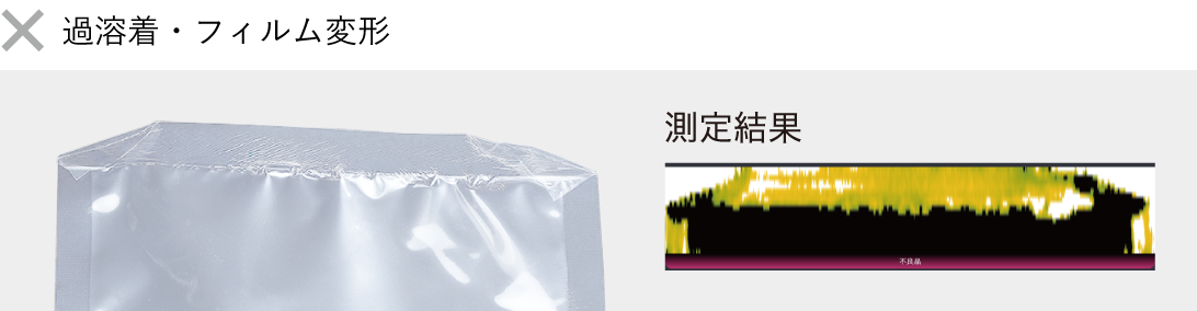 ［画像］過溶着・フィルム変形